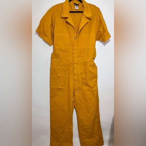 Big Bud Press Short-Sleeve Jumpsuit 4XL spicy mustard - Picture 7 of 13